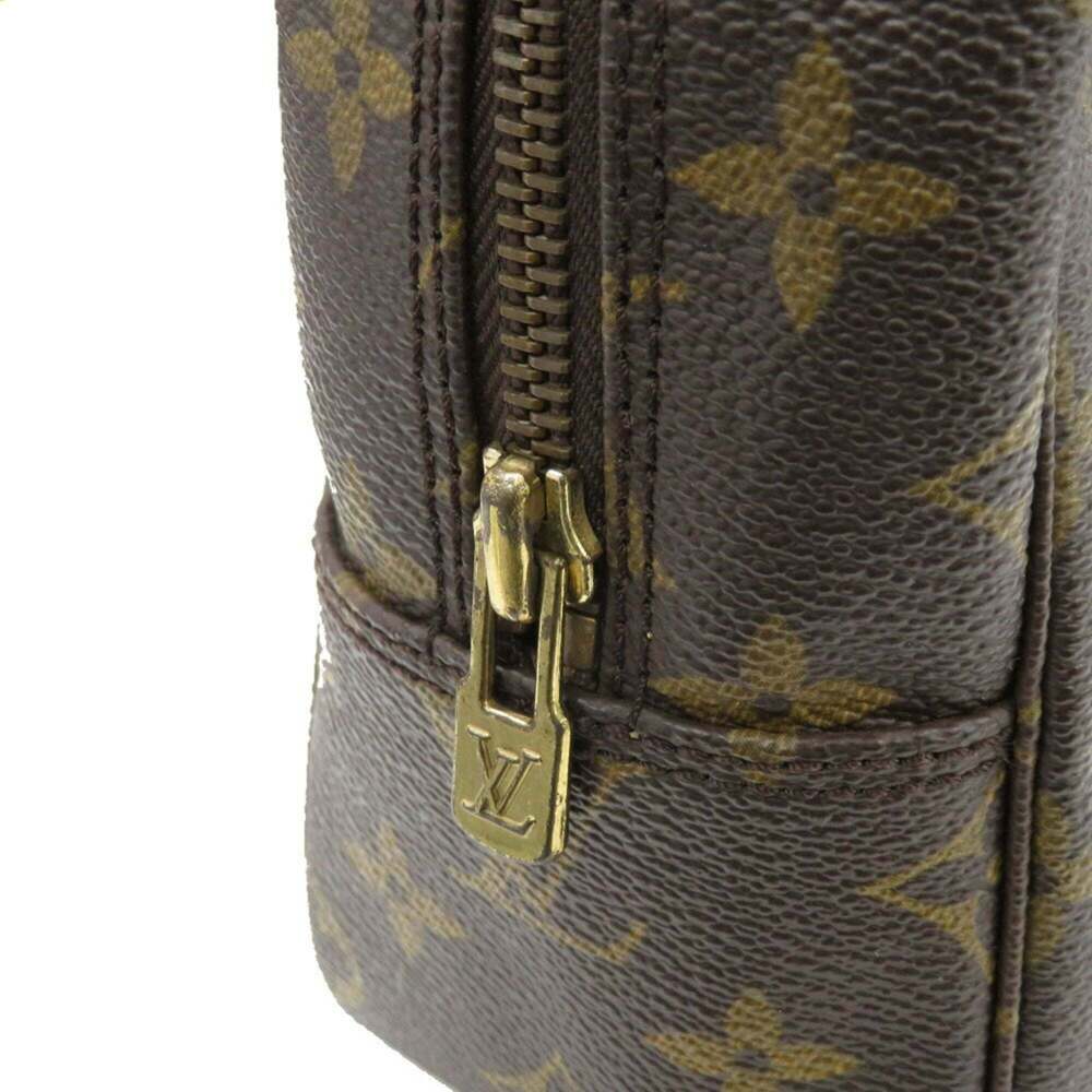 LOUIS VUITTON Authentic Brown Monogram Pouch - Picture 10 of 11